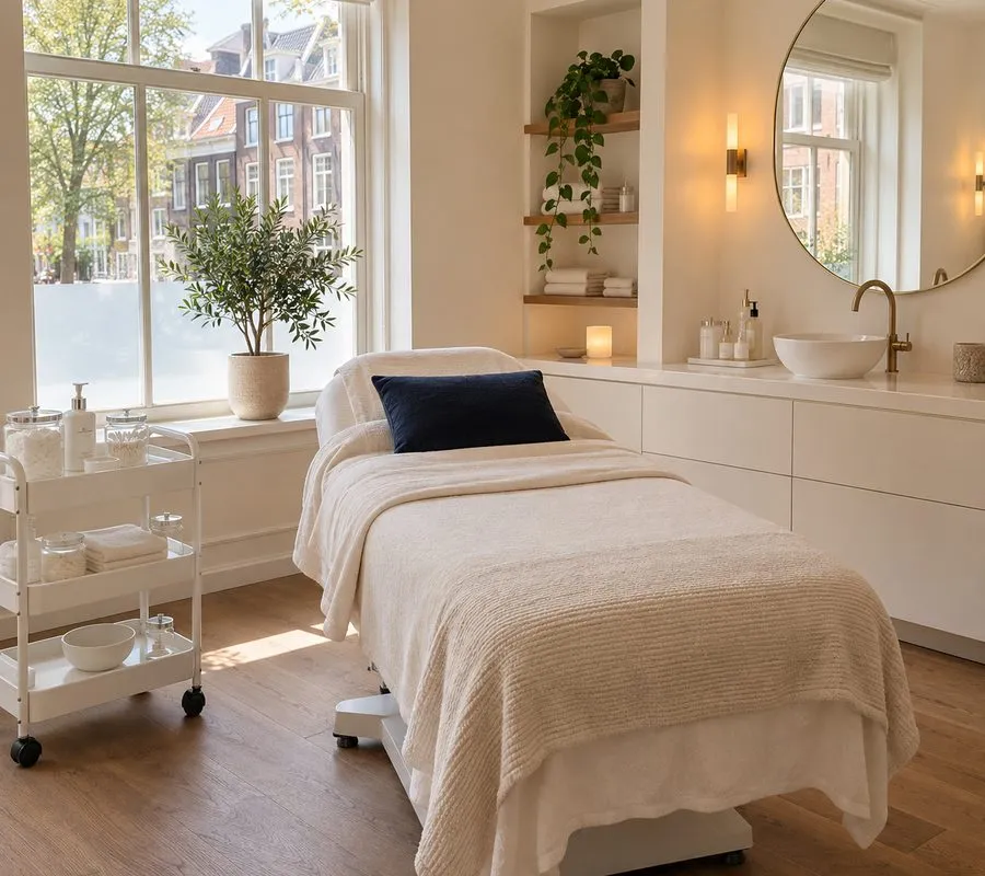 Behandelruimte met behandelbed